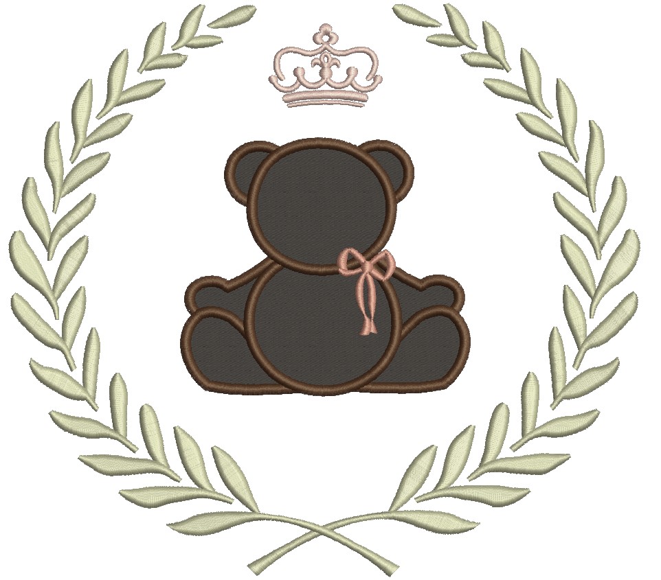 Matriz de matriz Matriz De Bordado Ursa Aplicado Moldura 20 Cm